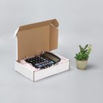 HORLIMER 6x4x3 inches Shipping Boxes Set of 25, White Corrugated Cardboard Box Literature Mailer - Image 6